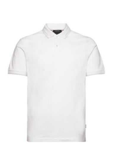 Phillipson 115 Tops Polos Short-sleeved White BOSS