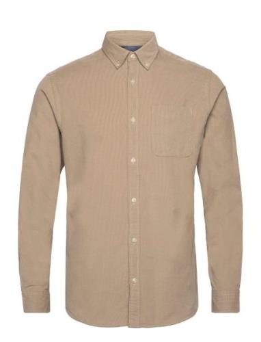 Jjeclassic Cord Shirt Ls Sn Tops Shirts Casual Beige Jack & J S