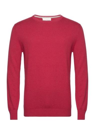 Bs Jupiter Regular Fit Knitwear Tops Knitwear Round Necks Red Bruun & ...