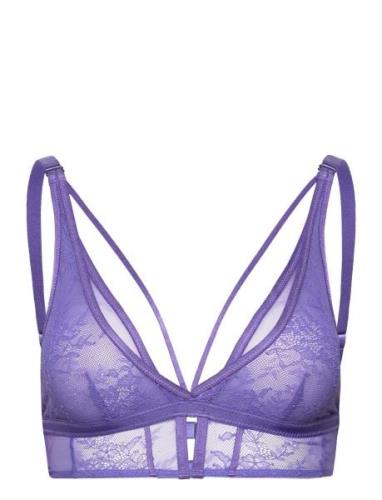 Amy Bralette Lingerie Bras & Tops Soft Bras Bralette Purple Hunkemölle...