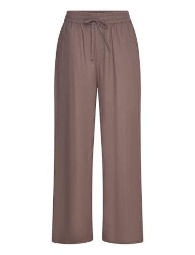 Grasielle-M Bottoms Trousers Wide Leg Brown MbyM