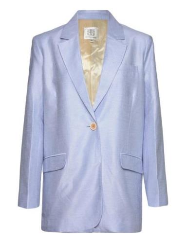 Liah Blazer Blazers Single Breasted Blazers Blue Second Female