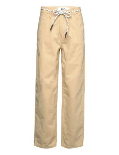 Kuno - Canvas Twill Bottoms Trousers Straight Leg Beige Day Birger Et ...