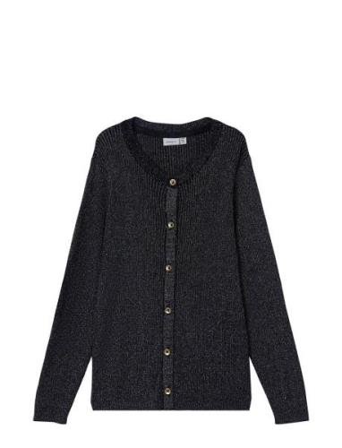 Nkfrubina Ls Knit Card Pb Tops Knitwear Cardigans Black Name It