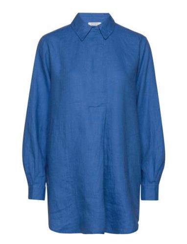 Gaby Tops Shirts Long-sleeved Blue Masai