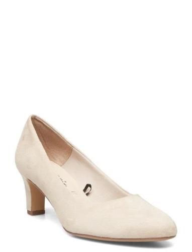 Women Court Sho Shoes Heels Pumps Classic Cream Tamaris