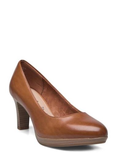 Women Court Sho Shoes Heels Pumps Classic Brown Tamaris