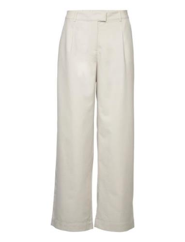 Enbeta Pants 7049 Bottoms Trousers Wide Leg Cream Envii