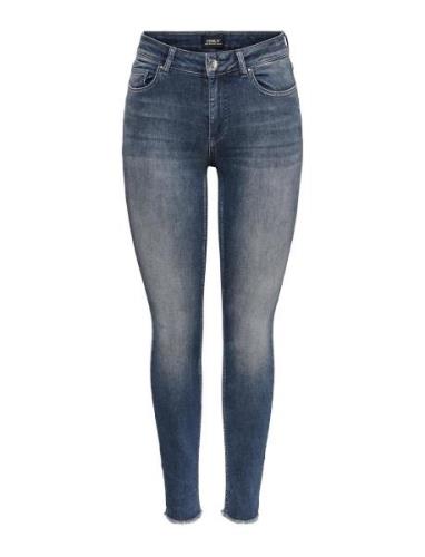 Onlblush Mid Sk Ank Rw Rea422 Noos Bottoms Jeans Skinny Blue ONLY