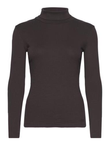 Dagnaiw Rollneck Ls Tops Knitwear Turtleneck Brown InWear