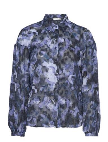 Nisiraiw Shirt Tops Shirts Long-sleeved Blue InWear