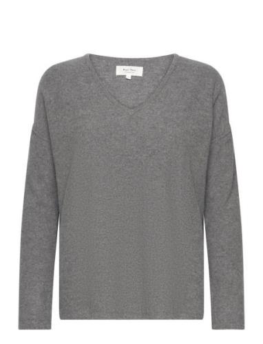 Ilianepw Pu Tops Knitwear Jumpers Grey Part Two