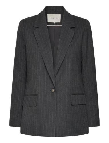 Katya Blazer Blazers Single Breasted Blazers Grey Kaffe