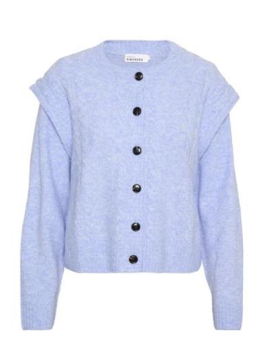 Kirstenkb O-Neck Cardigan Tops Knitwear Cardigans Blue Karen By Simons...