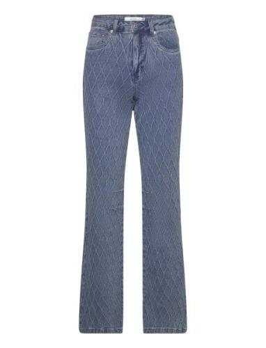 Rozeringz Mw Jeans Bottoms Jeans Straight-regular Blue Gestuz