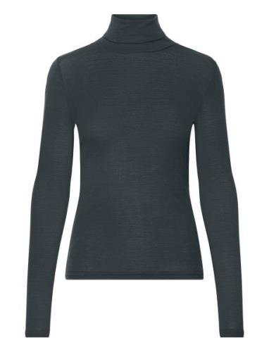 Niniagz Wool Rollneck Tops Knitwear Turtleneck Grey Gestuz