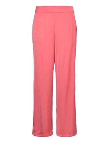 Mschbaria Maluca Pants Bottoms Trousers Straight Leg Pink MSCH Copenha...