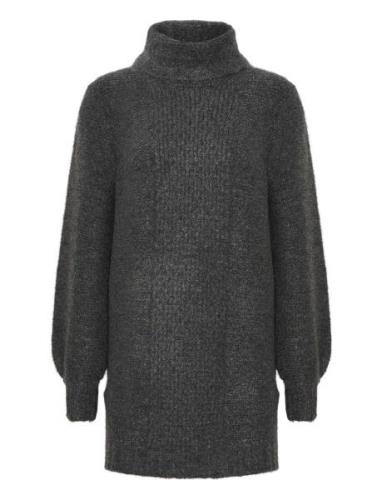 Cumarnie Rollneck Tops Knitwear Turtleneck Grey Culture