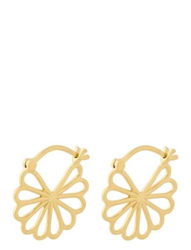 Small Bellis Earrings Accessories Jewellery Earrings Hoops Gold Pernil...