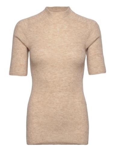 Claudia - Merino Blend Tops Knitwear Jumpers Beige Day Birger Et Mikke...