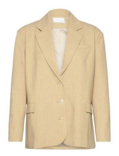 Jensis Tailor Blazer Blazers Single Breasted Blazers Beige Hosbjerg