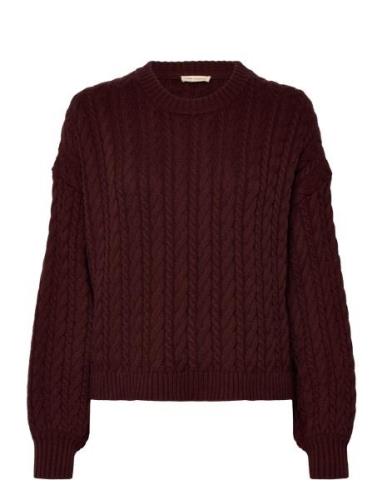 Esbraidy Jumper Knit Tops Knitwear Jumpers Brown Esme Studios