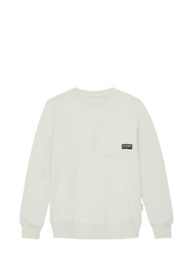 Pocket Sweatshirt Tops Sweat-shirts & Hoodies Sweat-shirts White Tom T...