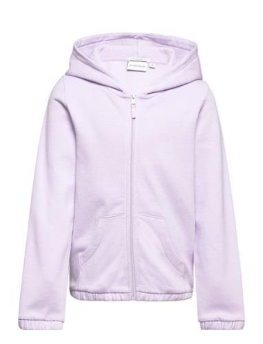 Elastic Sweat Jacket Tops Sweat-shirts & Hoodies Hoodies Purple Tom Ta...