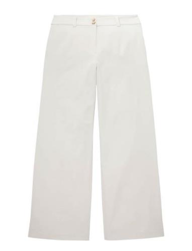 Tom Tailor Lea Wide Leg Bottoms Trousers Wide Leg Grey Tom Tailor