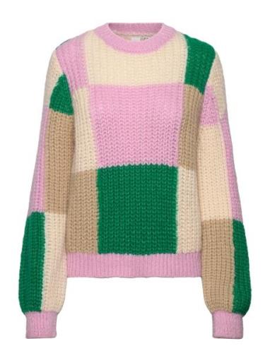 Yastetri Ls Knit Pullover Tops Knitwear Jumpers Pink YAS