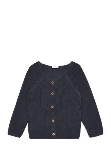 Nbmosom Ls Knit Card Tops Knitwear Cardigans Navy Name It