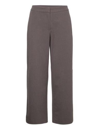 Mschdyanna Pants Stp Bottoms Trousers Straight Leg Brown MSCH Copenhag...