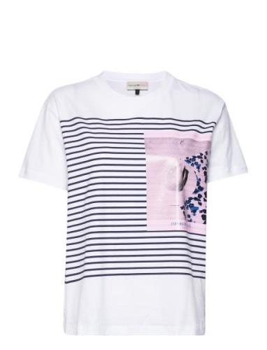 T-Shirt Tops T-shirts & Tops Short-sleeved White Emporio Armani