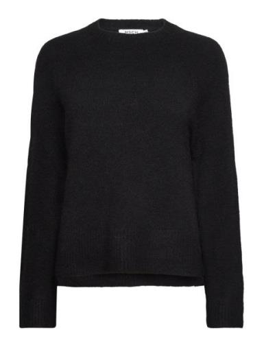 Mschceara Hope Raglan Pullover Tops Knitwear Jumpers Black MSCH Copenh...