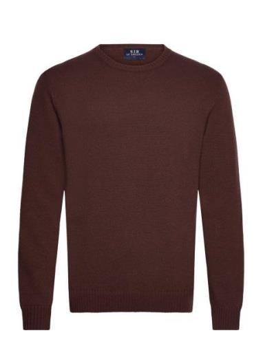 Harald Tops Knitwear Round Necks Brown SIR Of Sweden