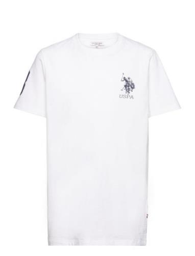 Large Dhm T-Shirt Tops T-shirts Short-sleeved White U.S. Polo Assn.