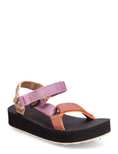 Midform Universal Metallic Shoes Summer Shoes Sandals Pink Teva