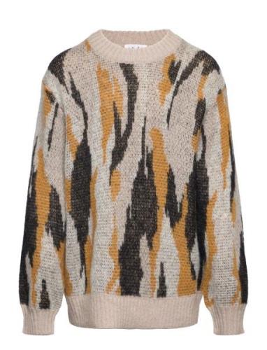 Bello Tops Knitwear Pullovers Multi/patterned Molo