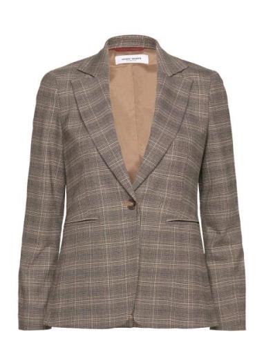 Blazer Long Sleeve Blazers Single Breasted Blazers Brown Gerry Weber