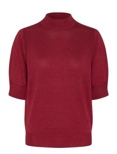 Karegina Turtleneck Pullover Tops Knitwear Jumpers Burgundy Kaffe