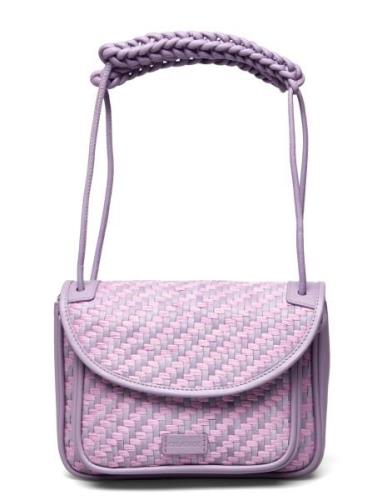 Niko, Lepidolite Raffia, O Bags Top Handle Bags Purple Cala Jade