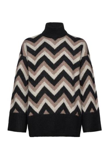 Vmkalina Ls Highneck Long Pullover Ga Tops Knitwear Turtleneck Black V...