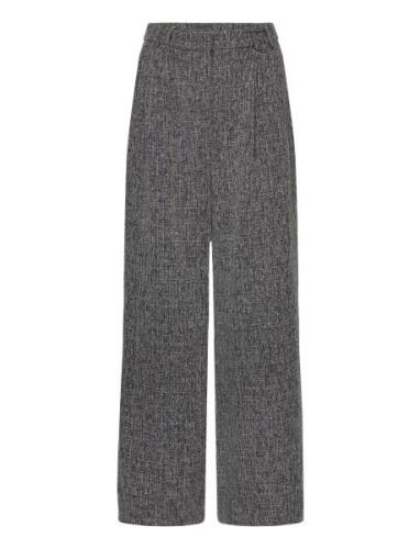 Vmgeorgia Hw Pants Vma Bottoms Trousers Wide Leg Grey Vero Moda