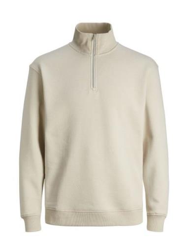 Jjebradley Sweat Half Zip Noos Tops Sweat-shirts & Hoodies Sweat-shirt...