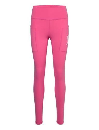 Women’s Side Pocket Tights Sport Running-training Tights Pink RS Sport...