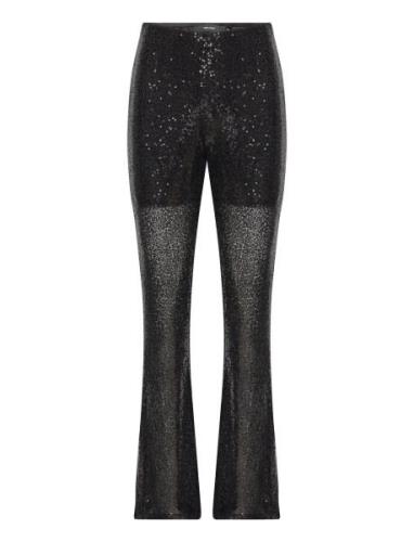 Vmkaje Hw Flared Pant Jrs Bottoms Trousers Flared Black Vero Moda