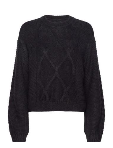 Vmmisty Ls O-Neck Pullover Boo Tops Knitwear Jumpers Black Vero Moda