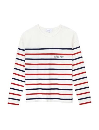 Montpar Oui Ou Non/Gots Tops T-shirts & Tops Long-sleeved White Maison...