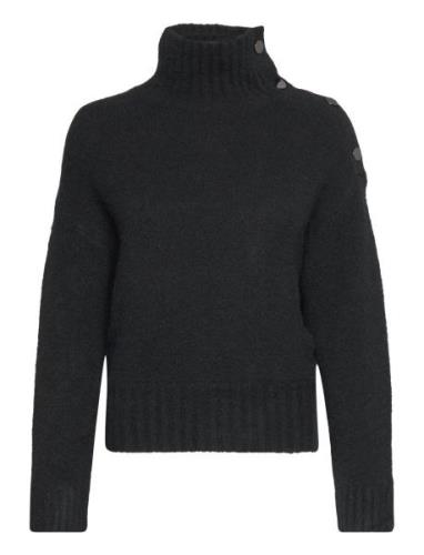 Mandie Mock Neck 14082 Tops Knitwear Turtleneck Black Samsøe Samsøe