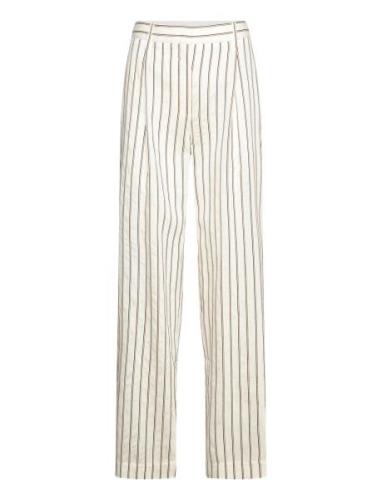 Agneta Trousers 14907 Bottoms Trousers Straight Leg White Samsøe Samsø...